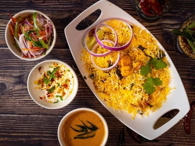 Veg Dum Biryani.