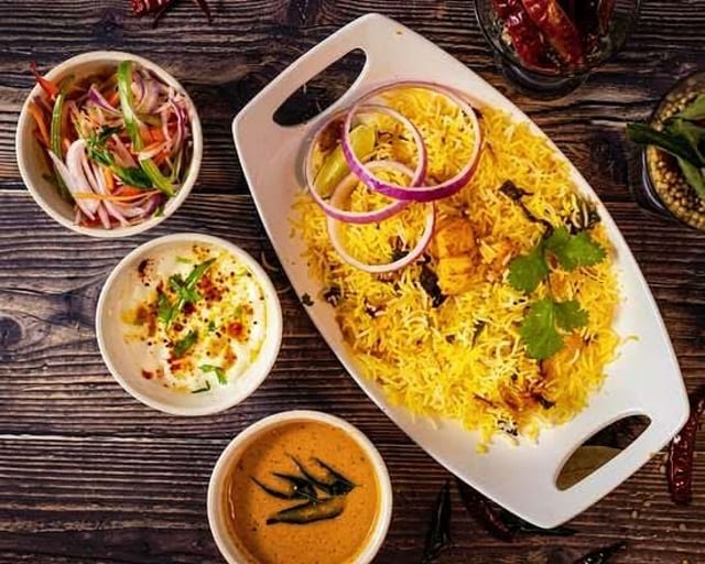 Paneer Biryani.
